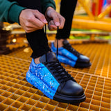 Men's Black & Blue - Apollo Moda