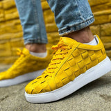 Casual Fashionable Sneakers for Men by Apollo Moda | Zeus Sunlit Weave