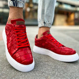 Casual Orthopaedical Comfort Sneakers for Men by Apollo Moda | Zeus Ruby Weave