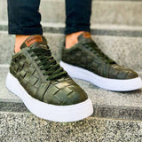 Casual Fashionable Sneakers for Men by Apollo Moda | Zeus Verdant Weave