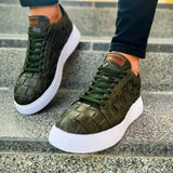 Casual Fashionable Sneakers for Men by Apollo Moda | Zeus Verdant Weave