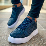 Casual Orthopedic Comfort Sneakers for Men by Apollo Moda | Zeus Nautical Weave