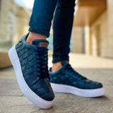 Casual Orthopedic Comfort Sneakers for Men by Apollo Moda | Zeus Nautical Weave