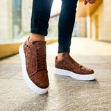 Casual Orthopedic Comfort Sneakers for Men by Apollo Moda | Zeus Earthy Weave