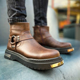 Brown Boots for Men by Apollo Moda | Everest Umber Ascend