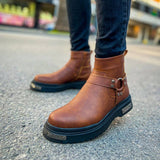 Brown Boots for Men by Apollo Moda | Everest Earthy Elevation