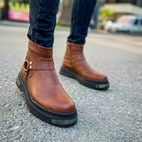 Brown Boots for Men by Apollo Moda | Everest Earthy Elevation