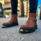 Brown Boots for Men by Apollo Moda | Everest Earthy Elevation