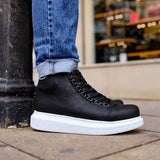 High Top Platform Sneakers for Men by Apollo | Kelly in Midnight Majesty