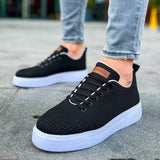 Low Top Knitted Casual Sneakers for Men by Apollo Moda | Kotor Urban Contrast