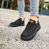 Low Top Knitted Casual Sneakers for Men by Apollo Moda | Kotor Midnight Craftsmanship