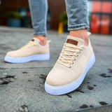 Low Top Knitted Casual Sneakers for Men by Apollo Moda | Kotor Desert Mirage