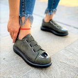 Slip-On Low-Top Sneakers for Women by Apollo | Luiz Y in Verdant Vogue