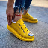 Slip-On Sneakers for Women by Apollo | Luiz X in Sunlit Splendor