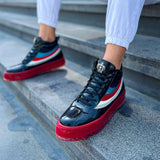 Men's Royal in Black & Red