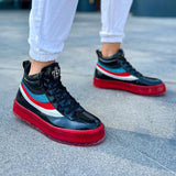 Men's Royal in Black & Red