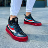 Men's Royal in Black & Red