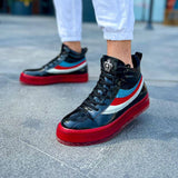 Men's Royal in Black & Red