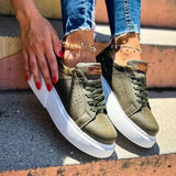 Low Top Casual Sneakers for Women by Apollo Moda | Santos Emerald Serpent