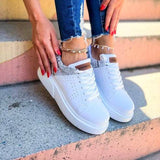 Low Top Casual Sneakers for Women by Apollo Moda | Santos Serpent Elegance