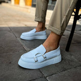 Men's Classic Fashionable Loafers by Apollo Moda | Zion Pristine Purity