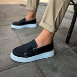 Men's Classic Fashionable Loafers by Apollo Moda | Zion Midnight Majesty