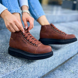 Women's Platform High Tops by Apollo Moda | Kelly Earthy Elegance