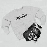 Apollo Moda Heather Grey Men's Crewneck Sweatshirt