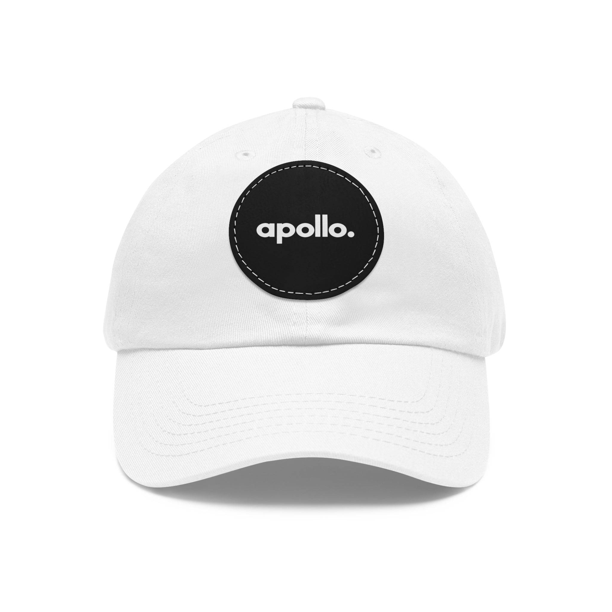 Apollo Dad Hat with Leather Patch (Round) - Apollo Moda