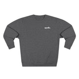 Apollo Moda Small Logo Grey Men's Crewneck Sweatshirt