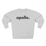Apollo Moda Heather Grey Men's Crewneck Sweatshirt