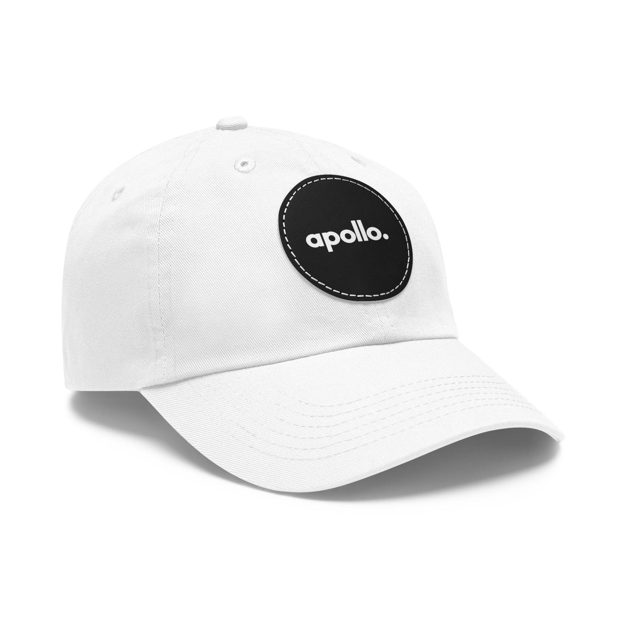 Apollo Dad Hat with Leather Patch (Round) - Apollo Moda
