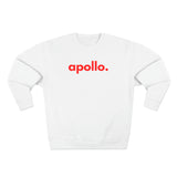 Apollo Moda Men's White Crewneck Sweatshirt