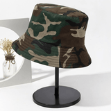 Sombrero de pescador con estampado de hojas para hombre