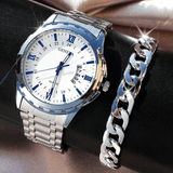 1 montre en alliage pour homme et 1 bracelet.