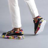 Customized Low Top Sneakers for Men by Apollo Moda | Paolo Serpent Rainbow