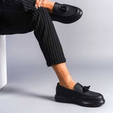 Men's Classic Fashionable Loafers by Apollo Moda | Paris Midnight Elegance