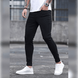 Men Cotton Cat Scratch Skinny Jeans - Apollo Moda