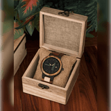 Reloj de cuarzo con fecha y puntero redondo para hombre