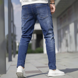 Men Slant Pocket Skinny Jeans 