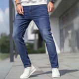 Men Slant Pocket Skinny Jeans 