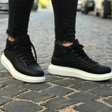 High Top Platform Sneakers for Men by Apollo | Kelly in Midnight Majesty