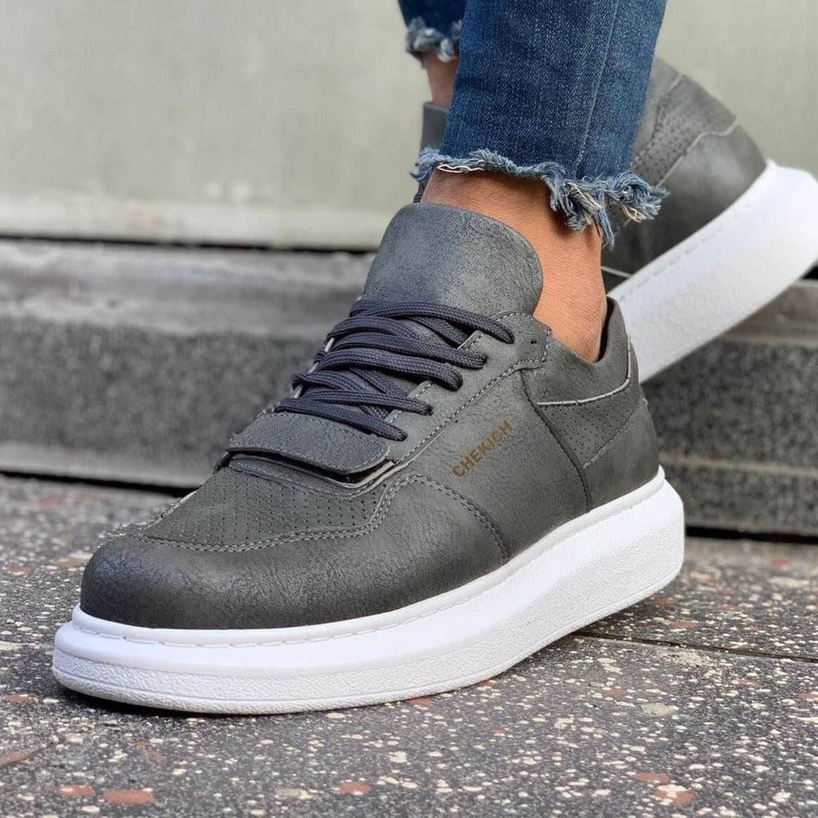 Low Top Casual Sneakers for Men by Apollo | Boko Monochrome Motion