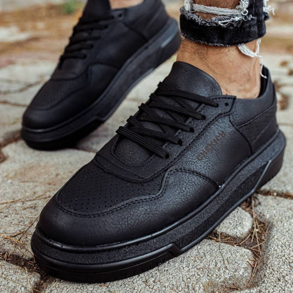 Casual Men's Sneakers by Apollo | Siena in All Black