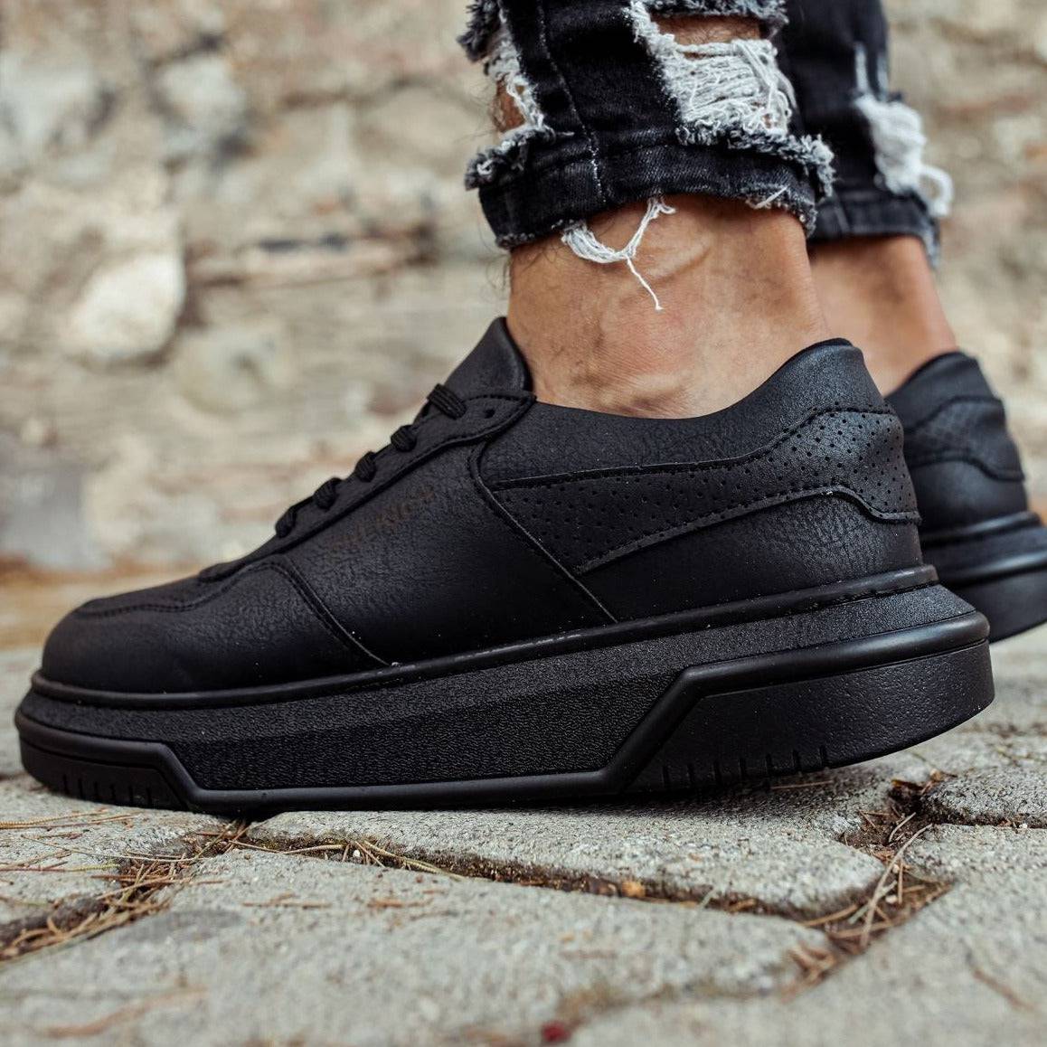 Casual Men's Sneakers by Apollo | Siena in All Black