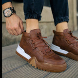 Casual Brown Boots for Men by Apollo | Barcelona X Earthy Elevation