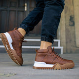 Casual Brown Boots for Men by Apollo | Barcelona X Earthy Elevation