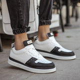 Low Top Casual Sneakers for Men by Apollo | Hercules in White & Black