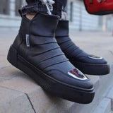 Metal Toe Stylish Boots for Men by Apollo Moda | Luka Noir Mirror Edition