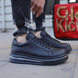 Low Top Casual Sneakers for Men by Apollo | Napoli in All Black